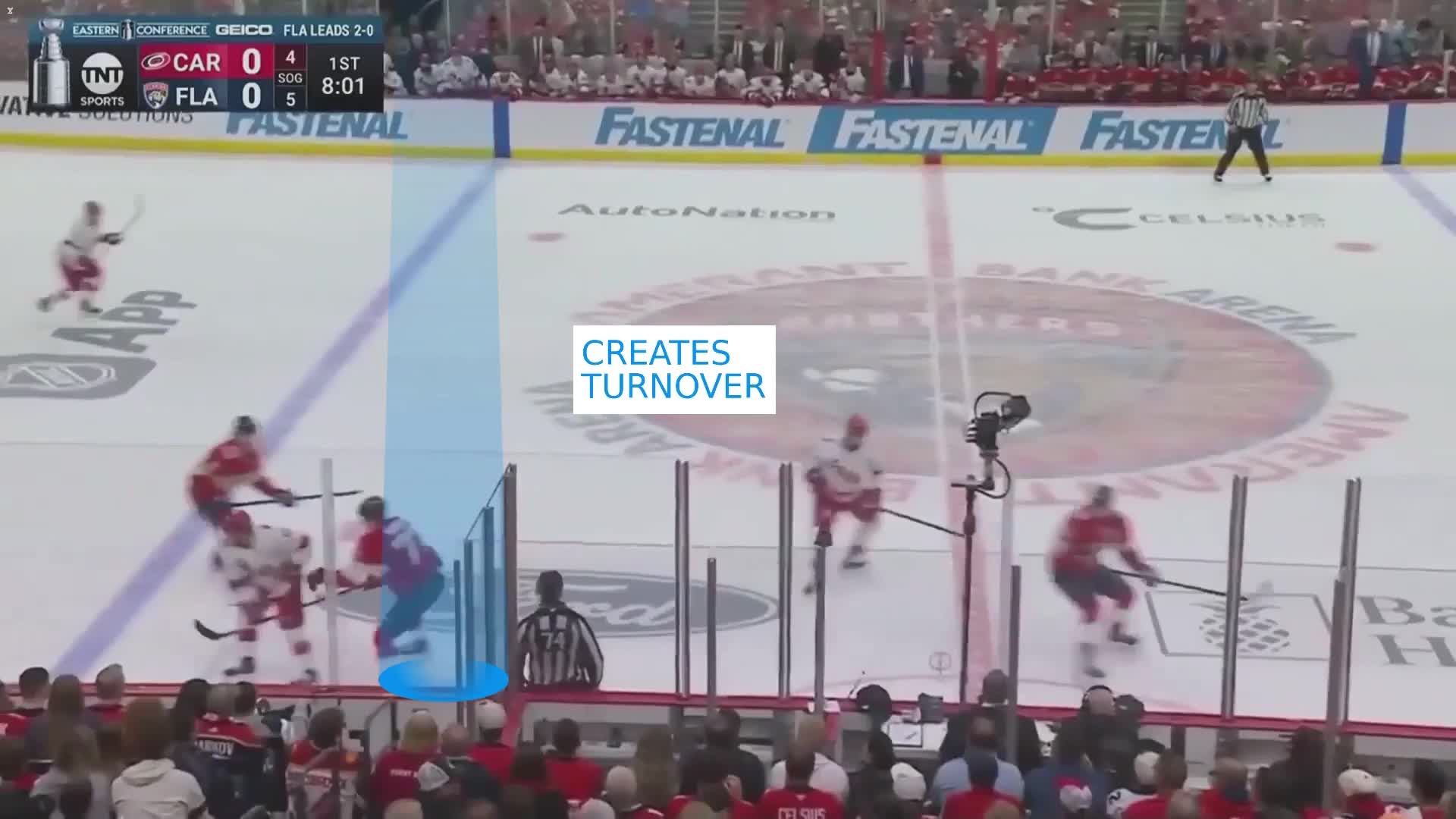 Shot Map Analysis: Panthers Dominance Through Gap Control