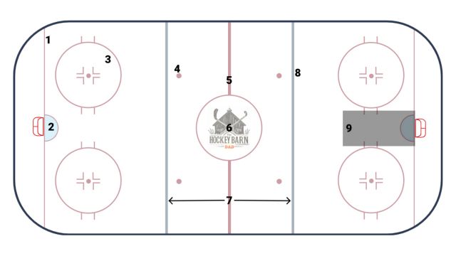 Hockey 101: Lines, Dots, and Circles