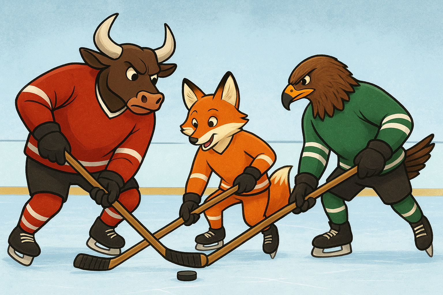 Skating with the Animals: Introducing the Forecheck and Backcheck