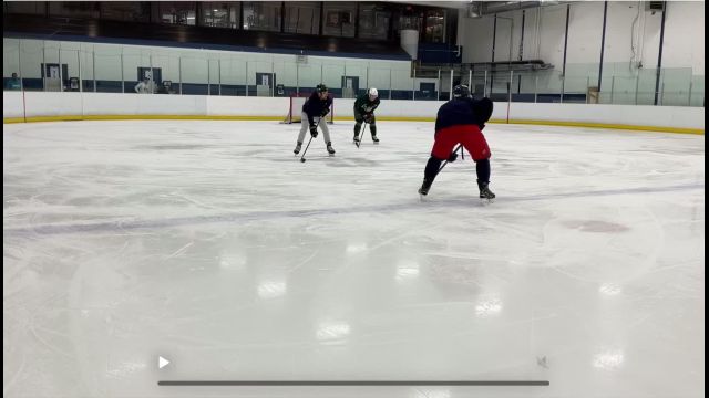 Agility skating with NHL D in an untraditional way