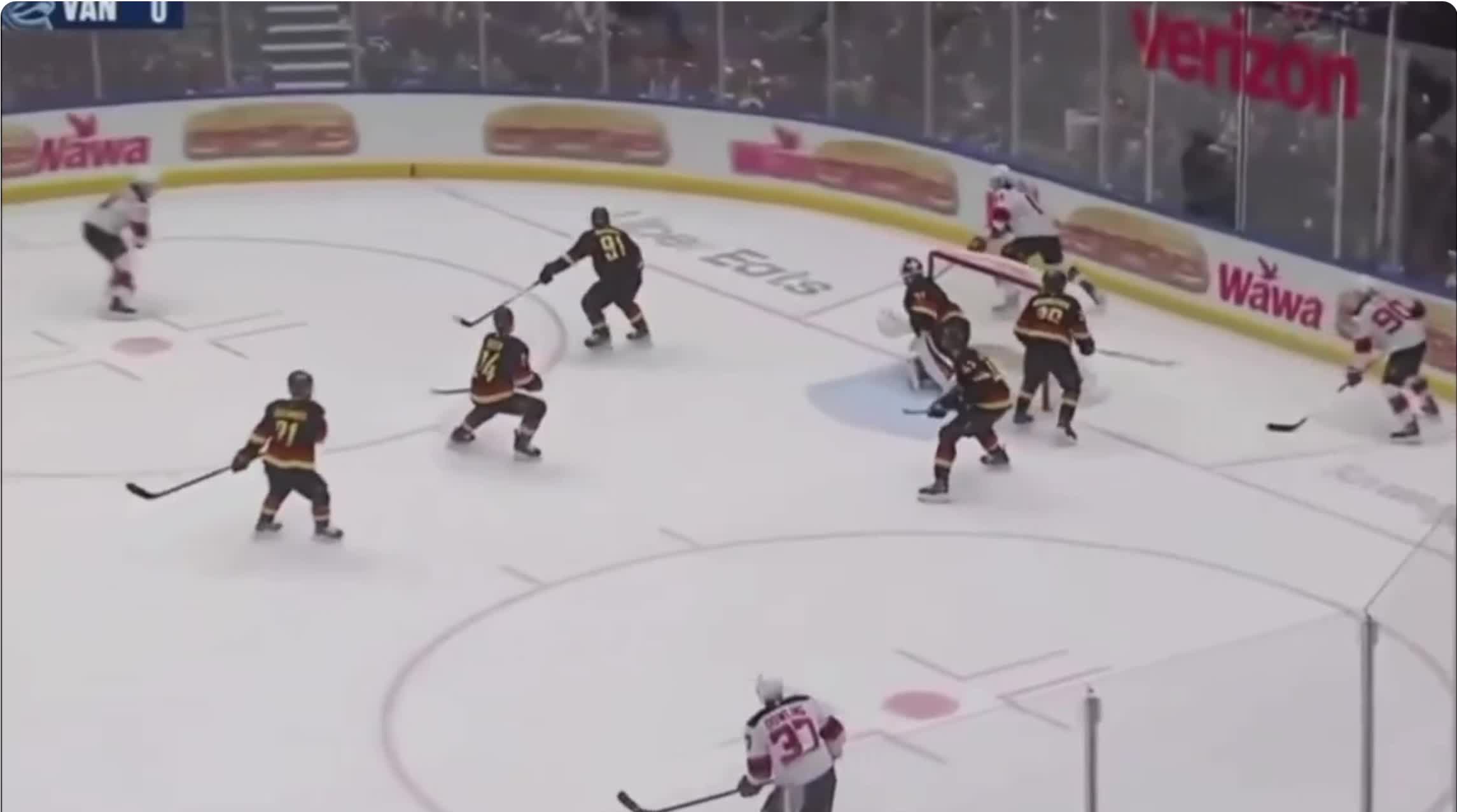 Net front scoring drill