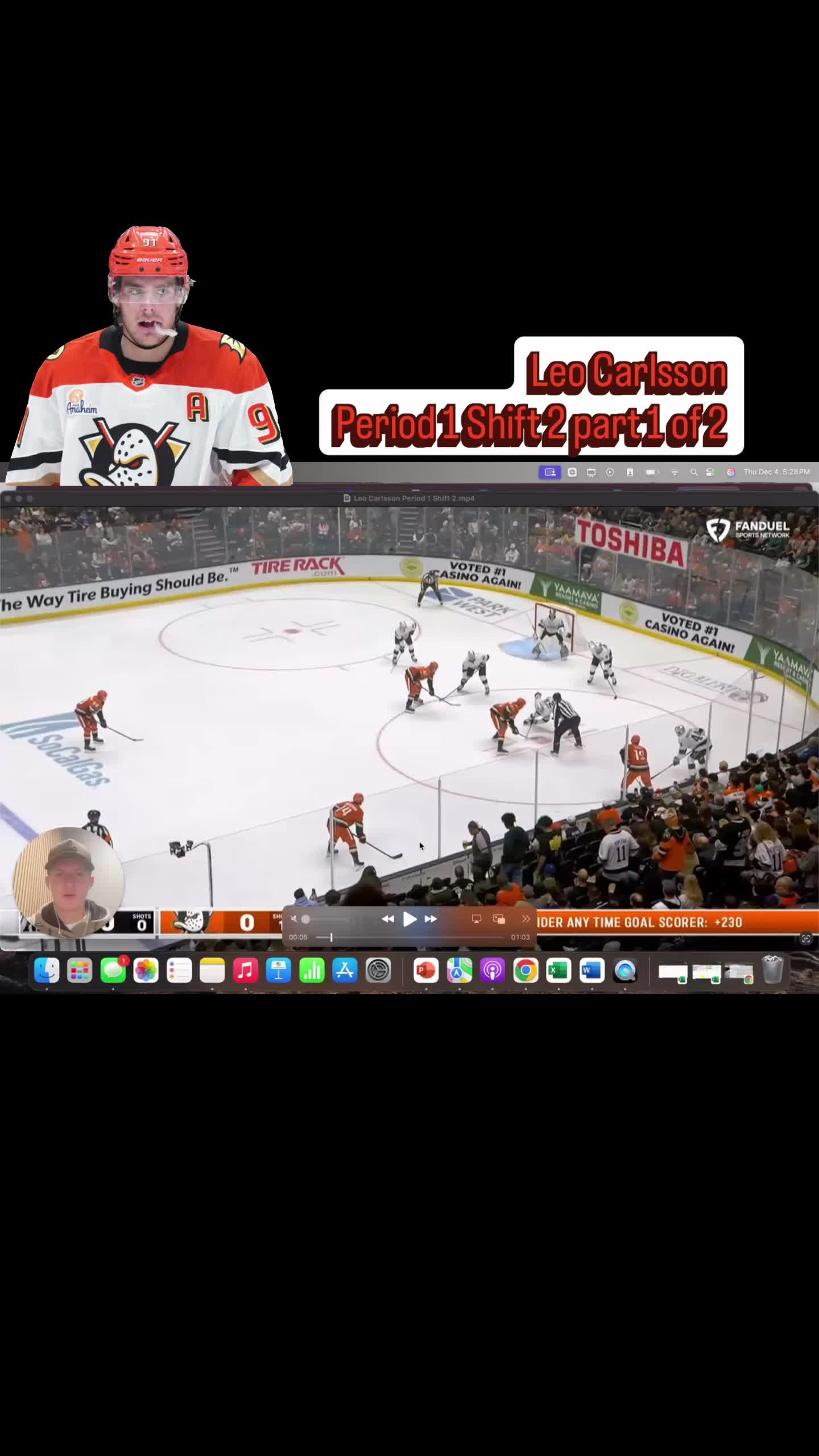 Leo Carlsson Hockey IQ 🧠