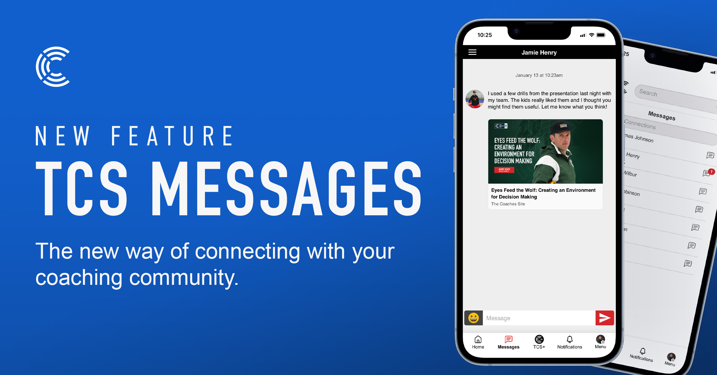 New Feature: TCS Messages