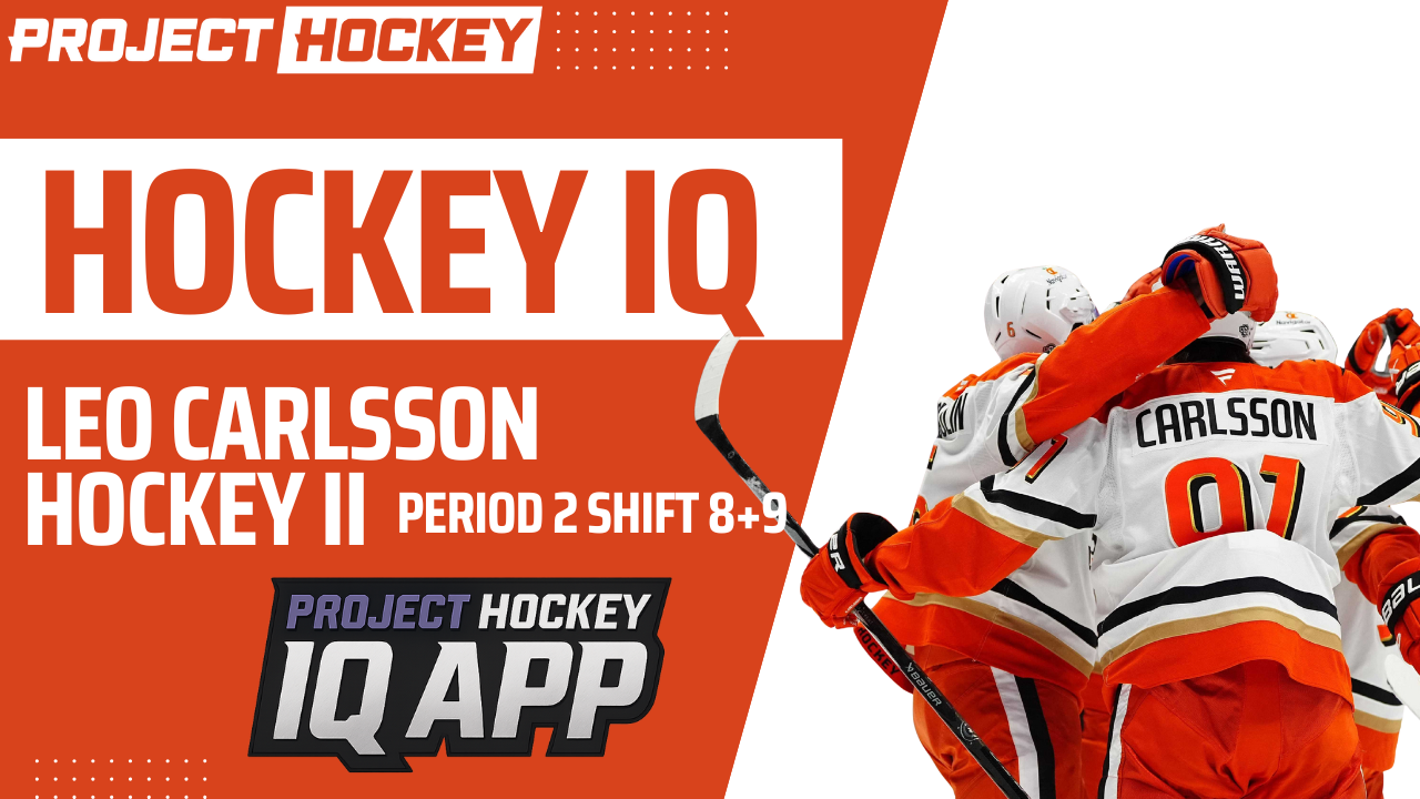Watch How Leo Carlsson Controls a FULL Power Play Shift | Period 2 Shift 8+9 Project Hockey IQ