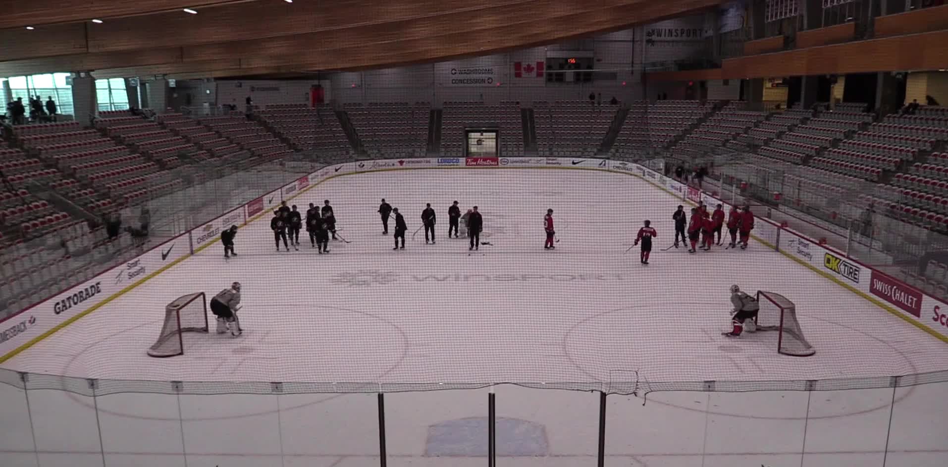 H - 2 on 2 Cross Ice - End Zone