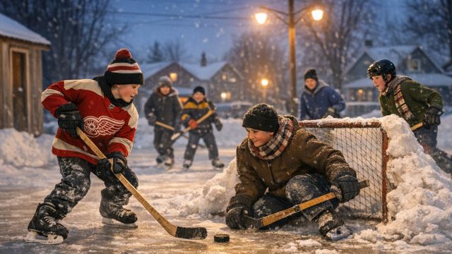 Learning and Loving Hockey by Playing Shinny