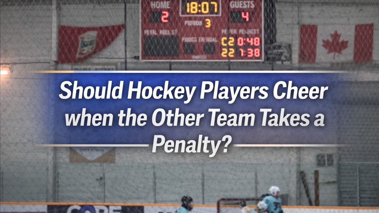 Should Hockey Players Cheer When the Other Team Takes a Penalty?