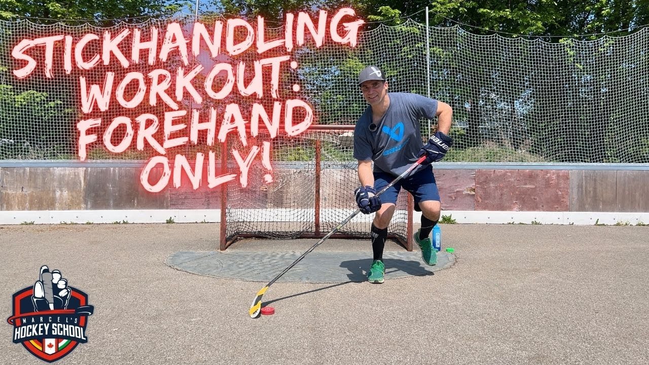 Hockey Stickhandling Workout | Forehand Only!