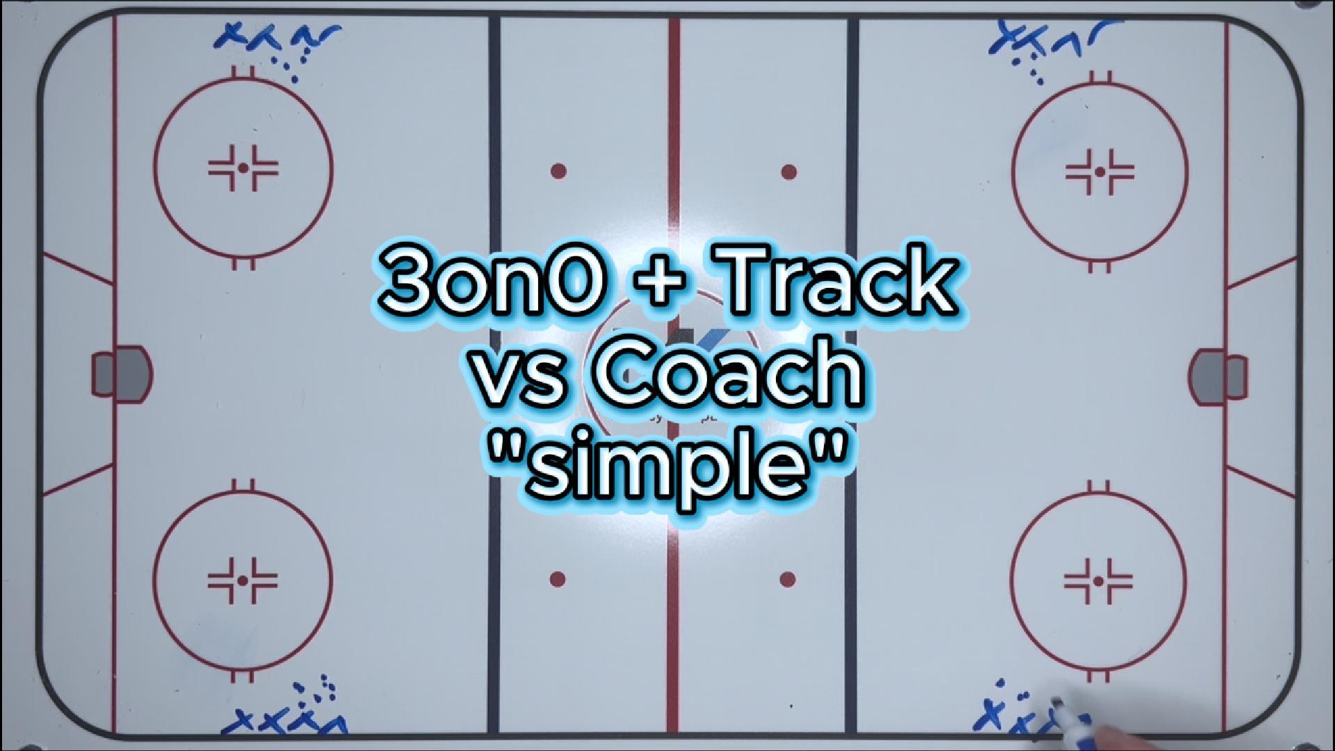 3on0 + Track vs Coach ''simple''