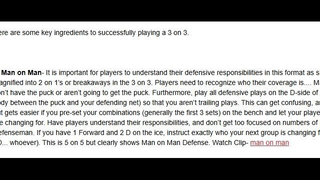 3 on 3 Tactics for Success