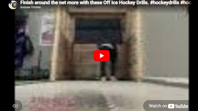 Finish around the net more with these Off Ice Hockey Drills.
