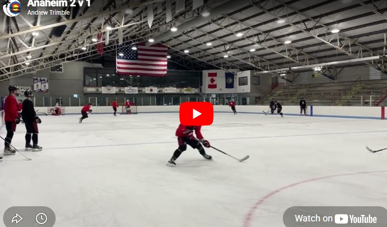 Anaheim 2 on 1 Drill