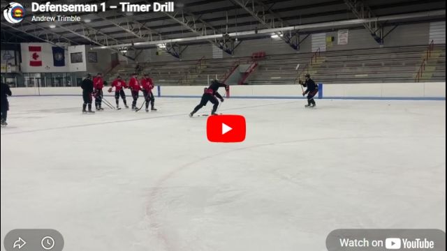 Defenseman 1 Timer Drill