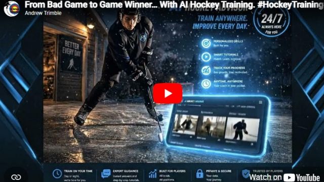 From Bad Game to Game Winner… With AI Hockey Training.