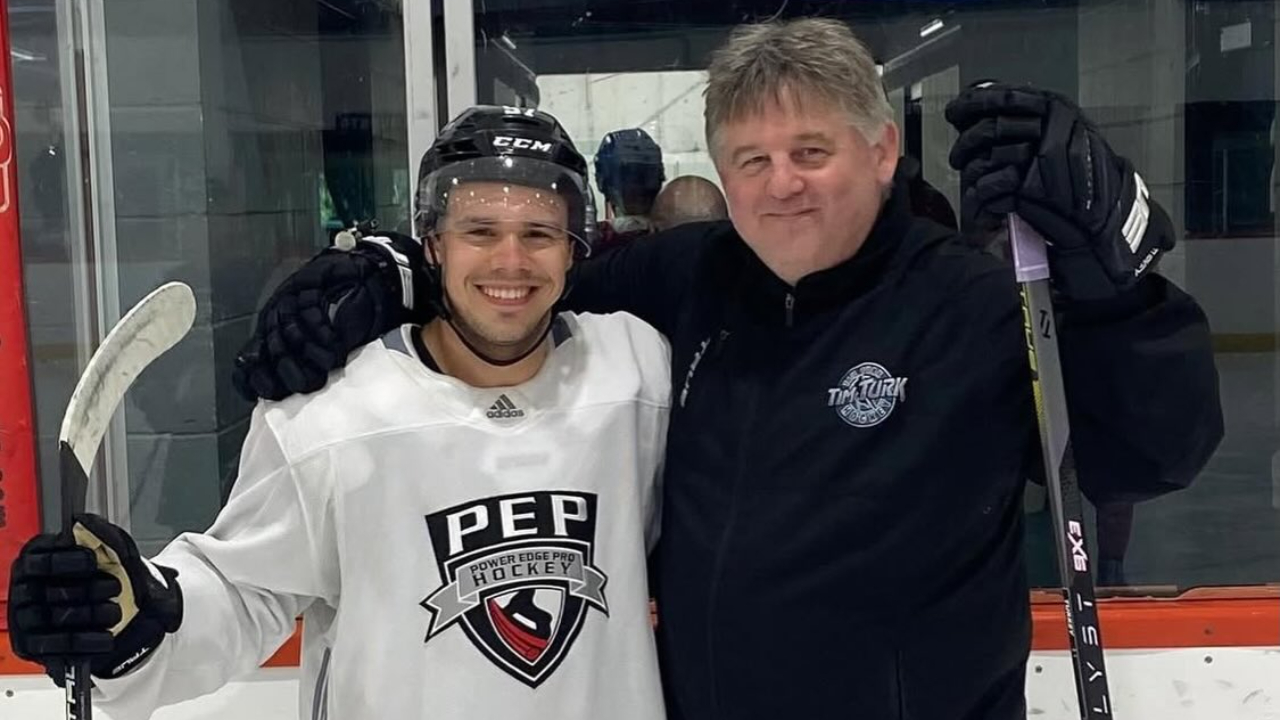 Hockey Drill Practice with Logan Stankoven