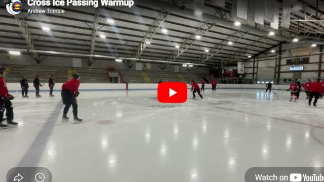 Simple Neutral Zone Passing Warmup to Begin your Practice