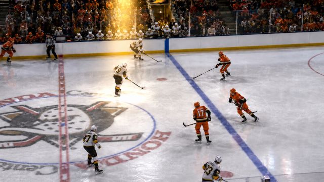 Vegas Rush Goal: Getting Off The Wall & Attacking Middle Ice