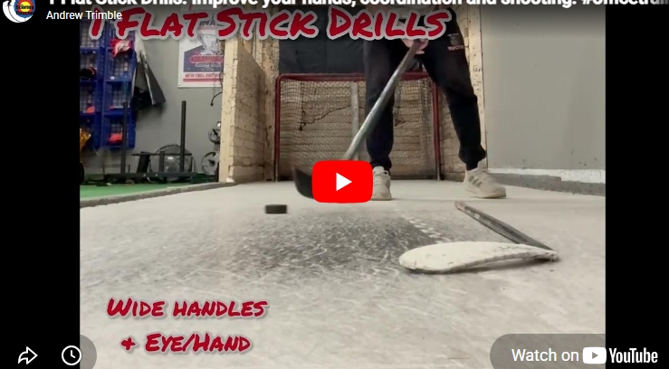 1 Flat Stick Drills. Improve your hands, coordination and shooting.