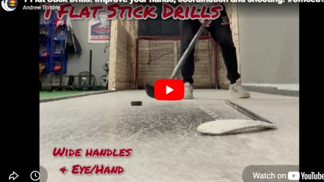 1 Flat Stick Drills. Improve your hands, coordination and shooting.
