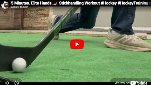 5 Minutes. Elite Hands.🏒 Stickhandling Workout