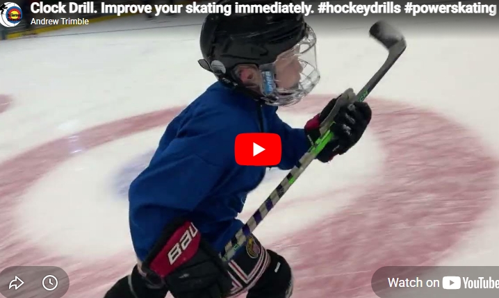 Clock Drill. Improve your skating immediately.