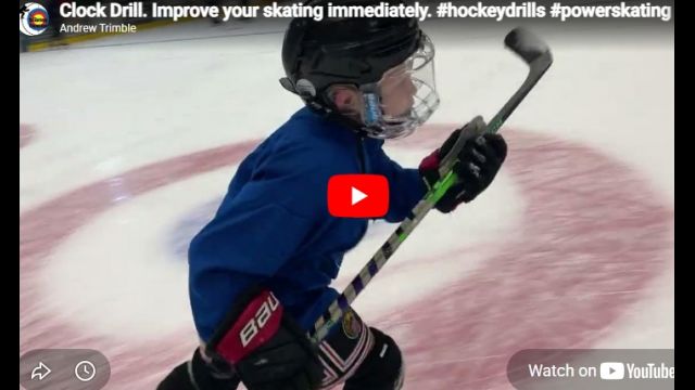 Clock Drill. Improve your skating immediately.