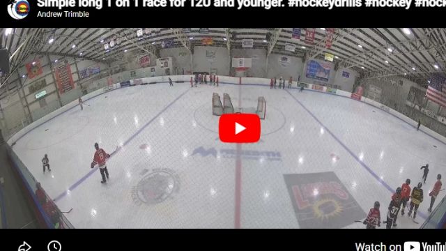 Simple long 1 on 1 race for 12U and younger.