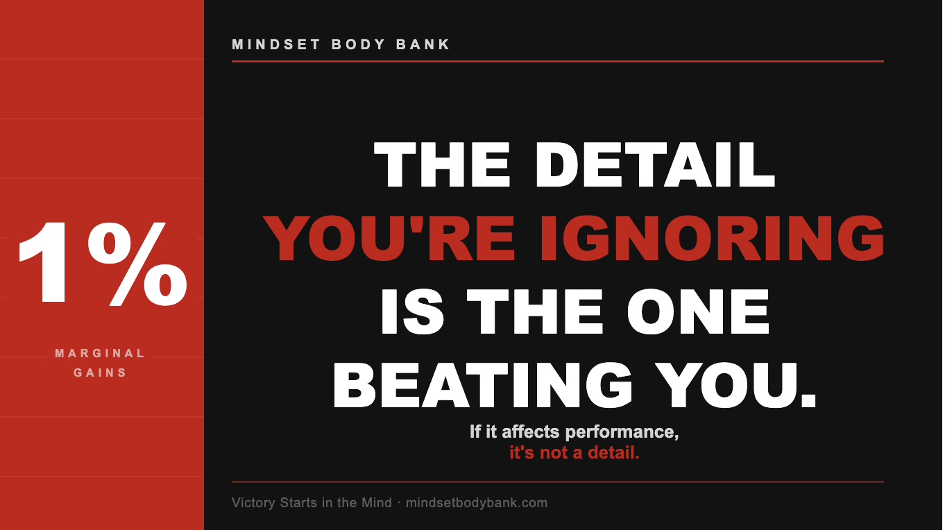 The Detail You're Ignoring Is the One Beating You