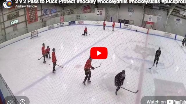 2v2 Pass to Puck Protect