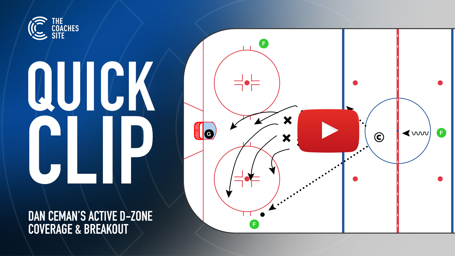 Quick Clip: Dan Ceman's Active D-Zone Coverage & Breakout