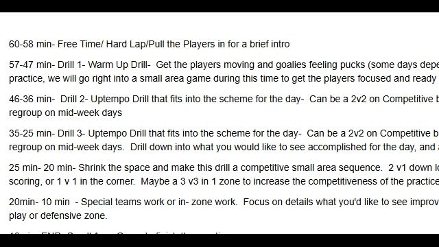 2 Minute by Minute Practice Plans you can use with your teams