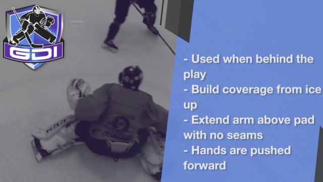 Lead with the hands: a simple drill to warm up your goalie's gloves
