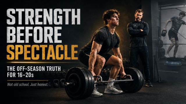 Strength Before Spectacle: What 16–20s Actually Need This Off-Season
