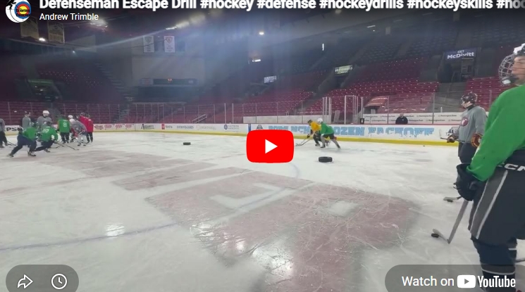 Defenseman Escape Drill