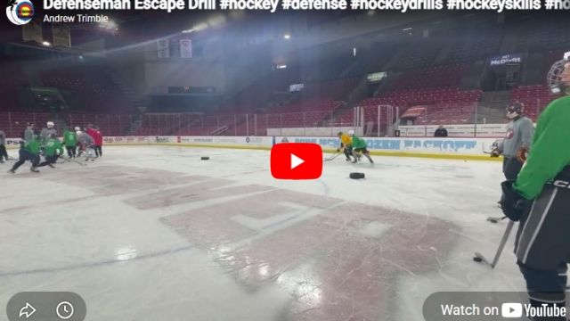 Defenseman Escape Drill