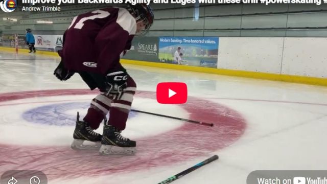 Improve your Backwards Agility and Edges with these drill #powerskating #edgework #backwards