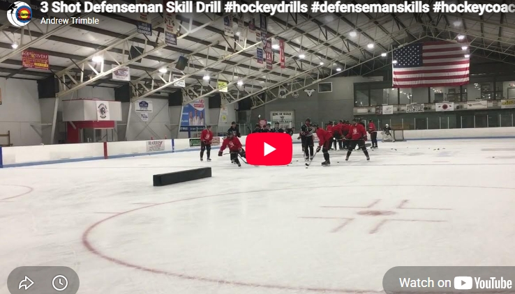 3 Shot Defenseman Skill Drill