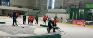 Get better at keeping the puck with this drill