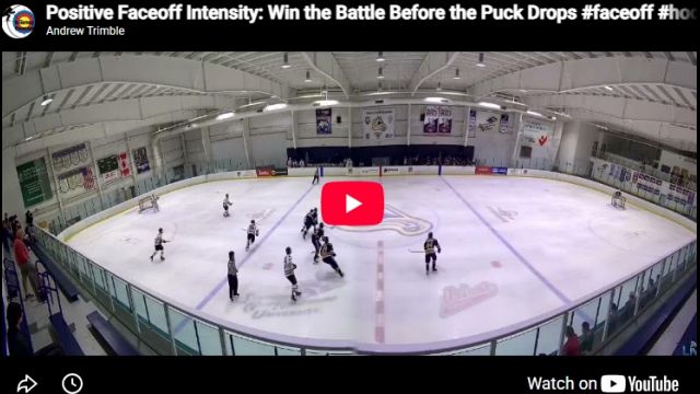 Positive Faceoff Intensity: Win the Battle Before the Puck Drops #faceoff #hockey #hockeycoaching