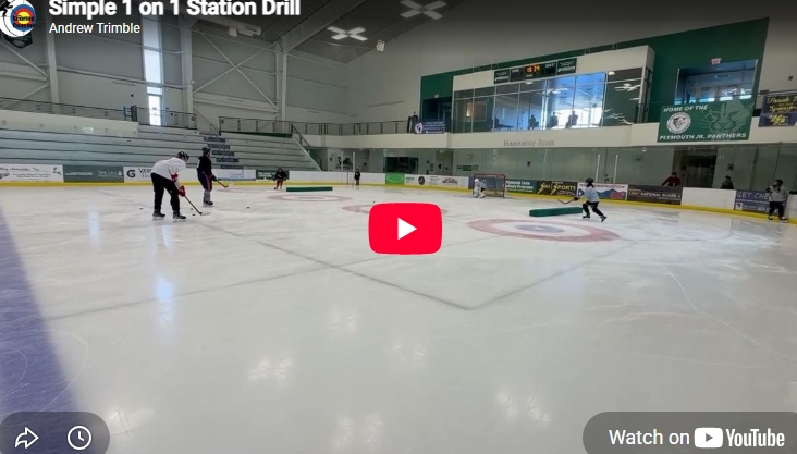 Simple 1 on 1 Station Race Drill