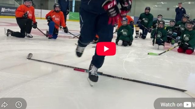 Simple partner or solo skating drill