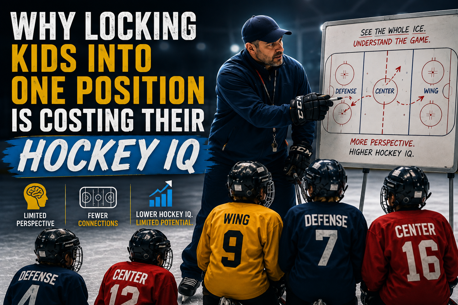 Why Locking Kids Into One Position Is Costing Their Hockey IQ
