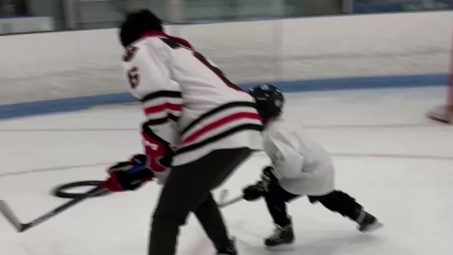 Practice Retrieving Pucks