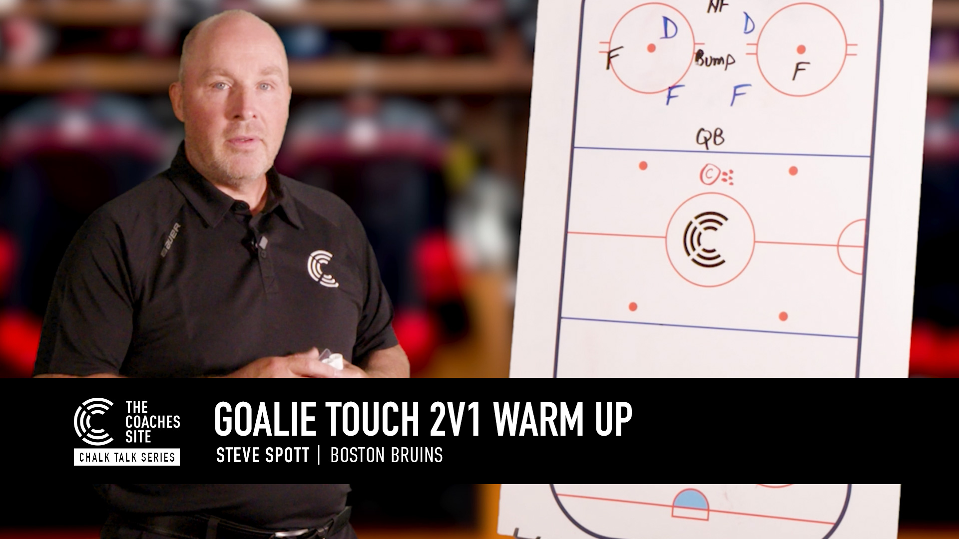 Chalk Talk: Goalie Touch 2v1 Warm Up