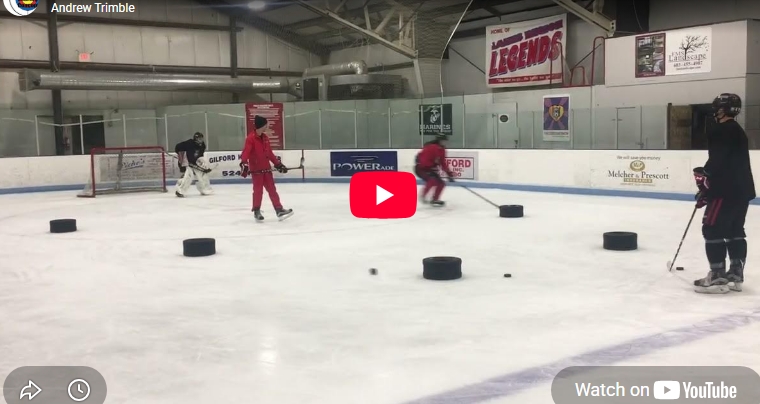 3 cone puck skills drill