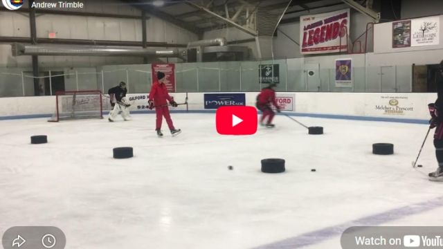 3 cone puck skills drill