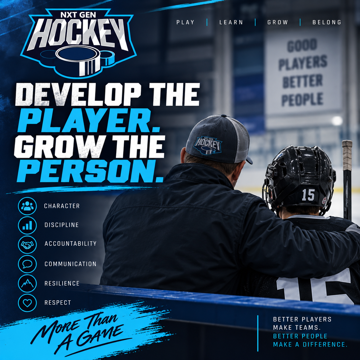 Develop the Player. Grow the Person.