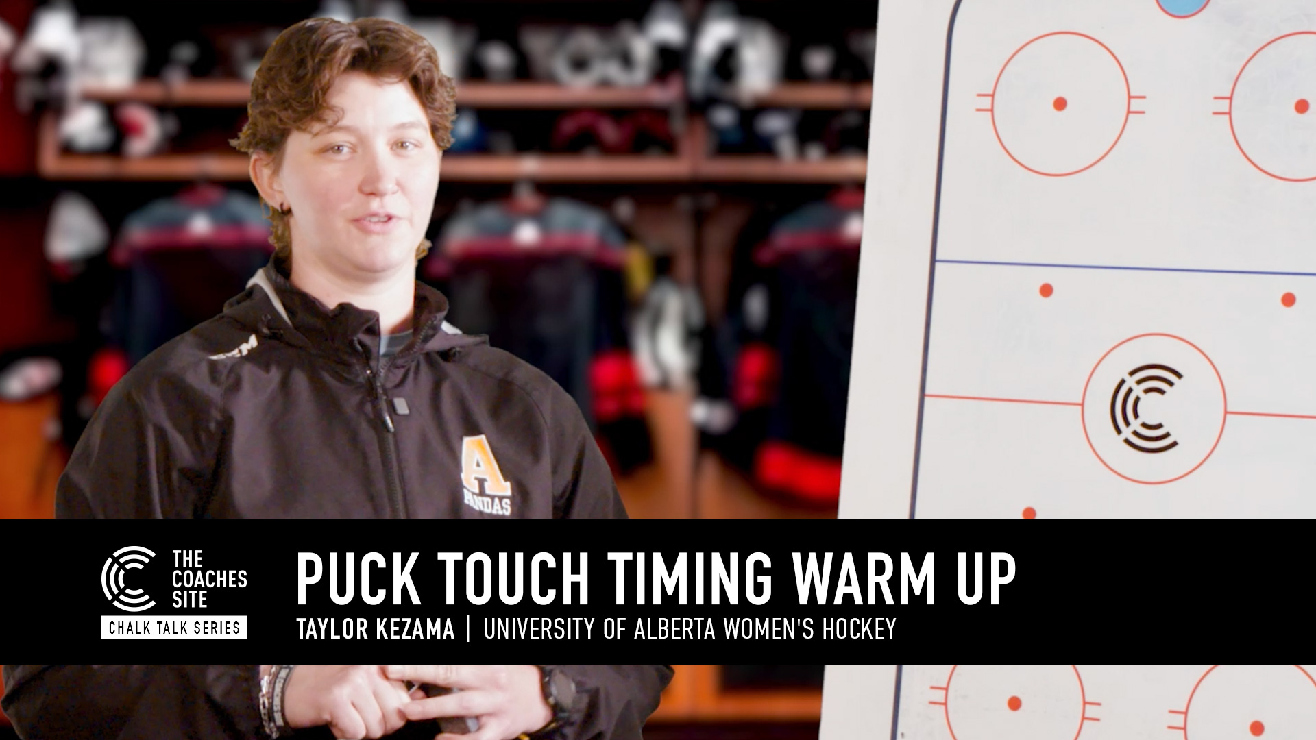 Chalk Talk: Puck Touch Timing Warm Up