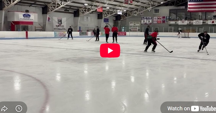 Improve your skating and defend at the puck better with Pittsburgh 1 on 1 drill.