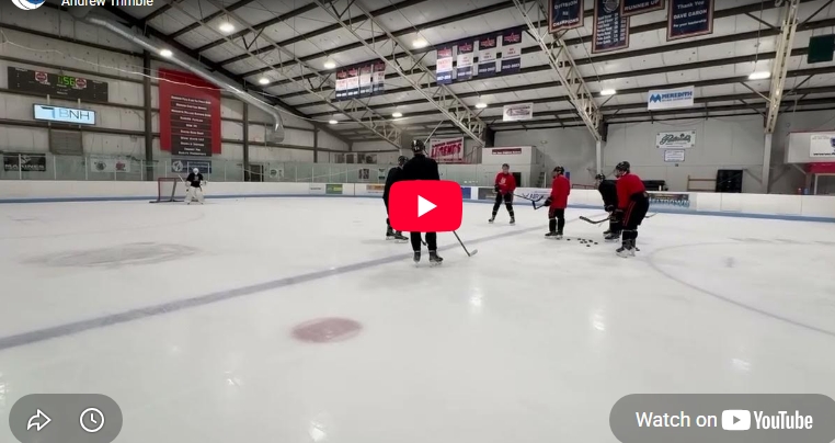 Improve your D's ability to One- Time pucks with this drill